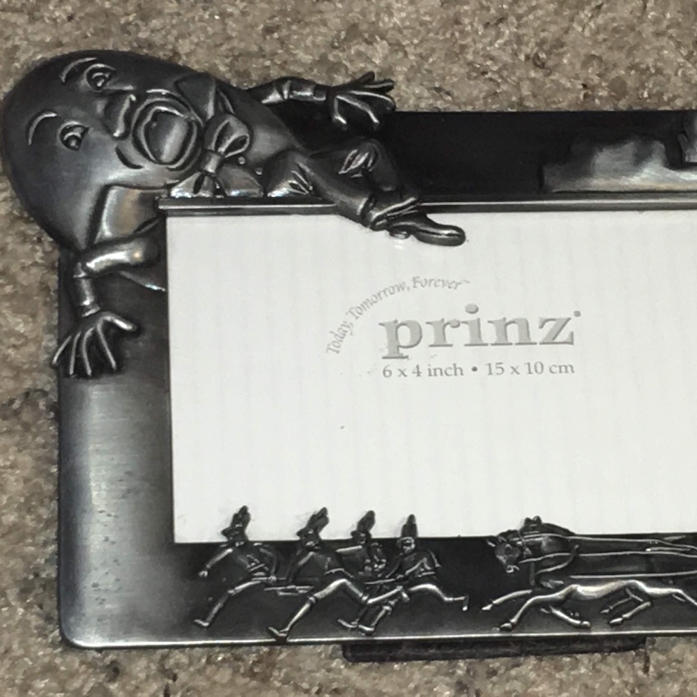Prinz Pewter Humpty Dumpty 4 x 6 Photo Frame BNWOT